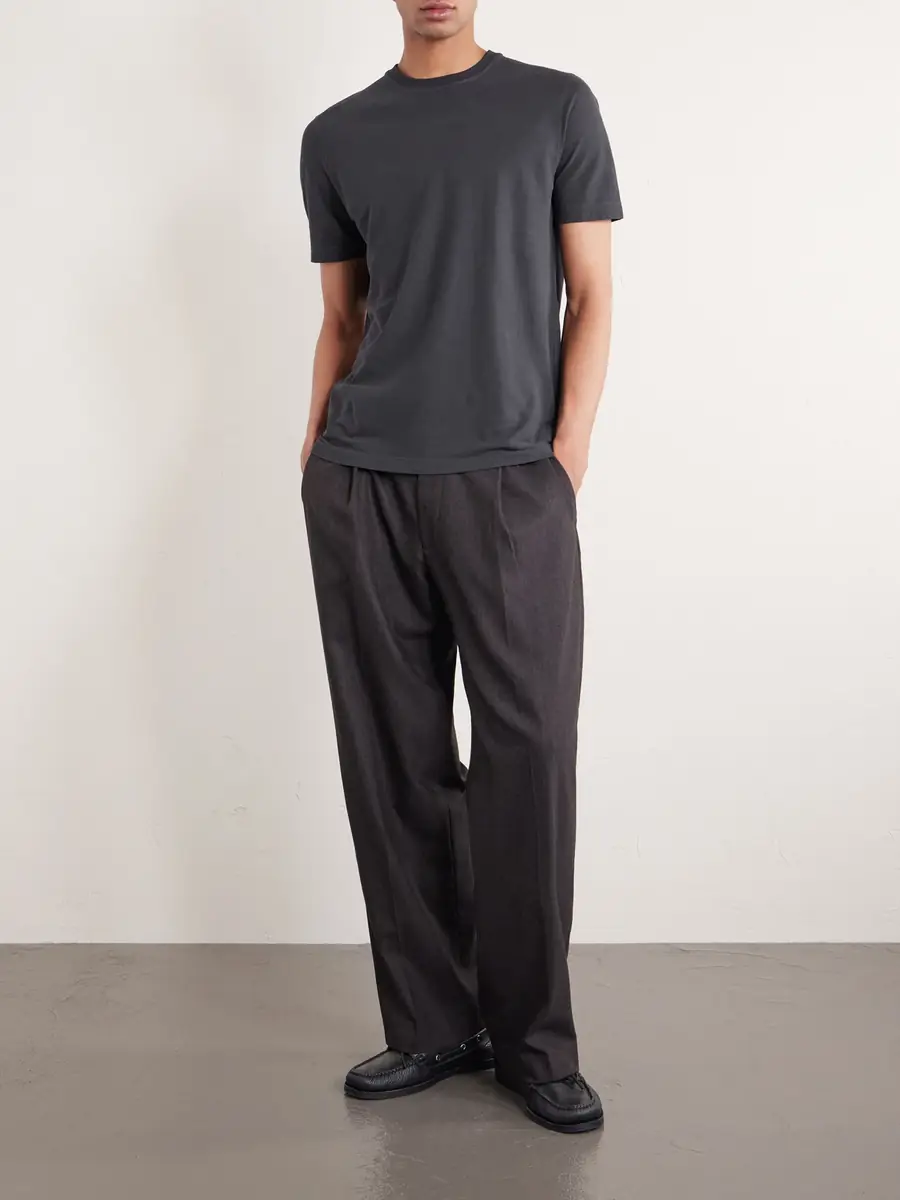 Slowear Zanone Slim-Fit Cotton-Jersey T-Shirt - Men | Thumbnail 2