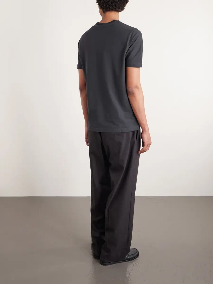 Slowear Zanone Slim-Fit Cotton-Jersey T-Shirt - Men | Thumbnail 4