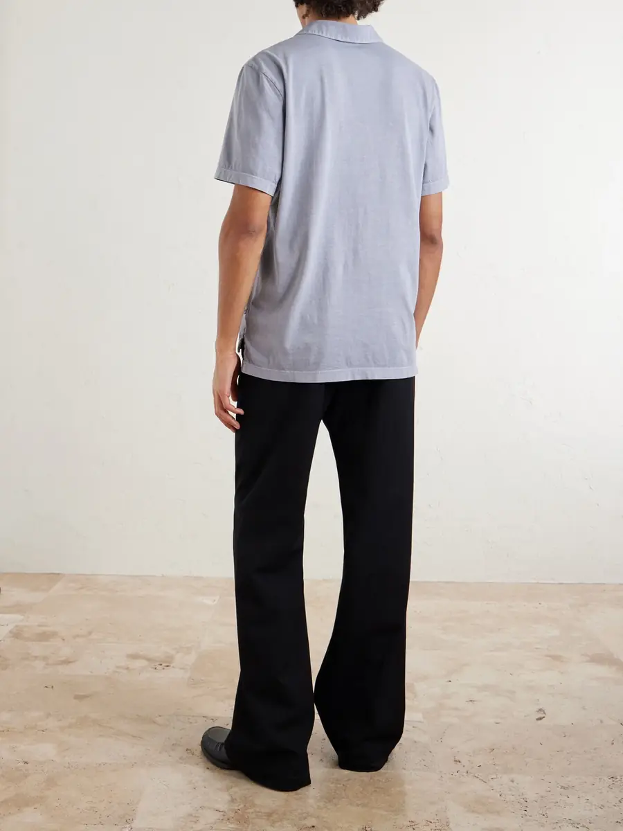 James Perse Supima Cotton-Jersey Polo Shirt - Men | Thumbnail 4 James Perse Supima Cotton-Jersey Polo Shirt - Men | Thumbnail 4