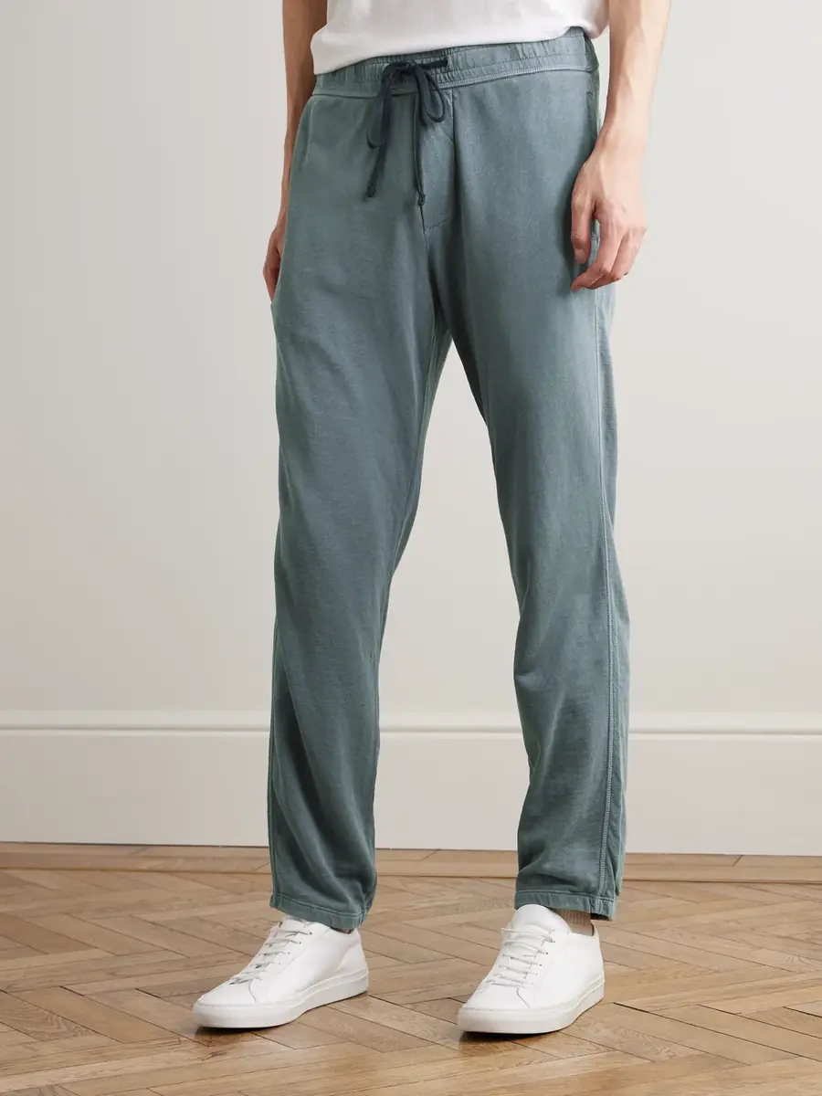 James Perse Loopback Supima Cotton-Jersey Sweatpants - Men | Thumbnail 3