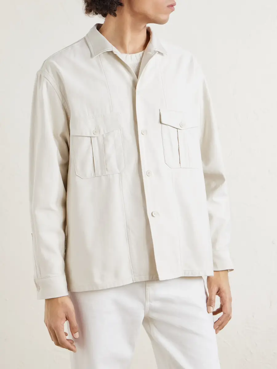 Kaptain Sunshine Military Cotton-Twill Overshirt - Men | Thumbnail 3