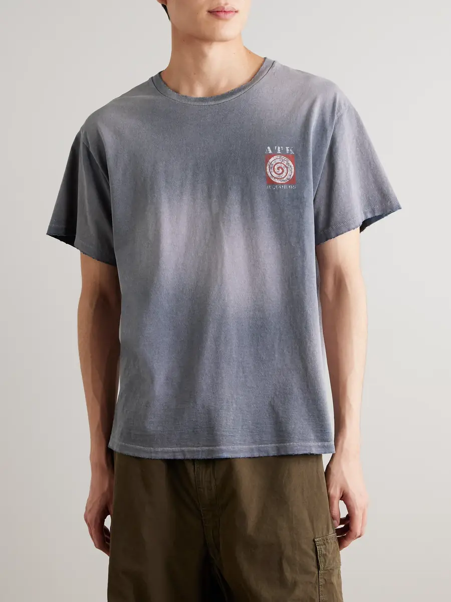 Gallery Dept. 40-Year Printed Distressed Cotton-Jersey T-Shirt - Men | Thumbnail 3 Gallery Dept. 40-Year Printed Distressed Cotton-Jersey T-Shirt - Men | Thumbnail 3