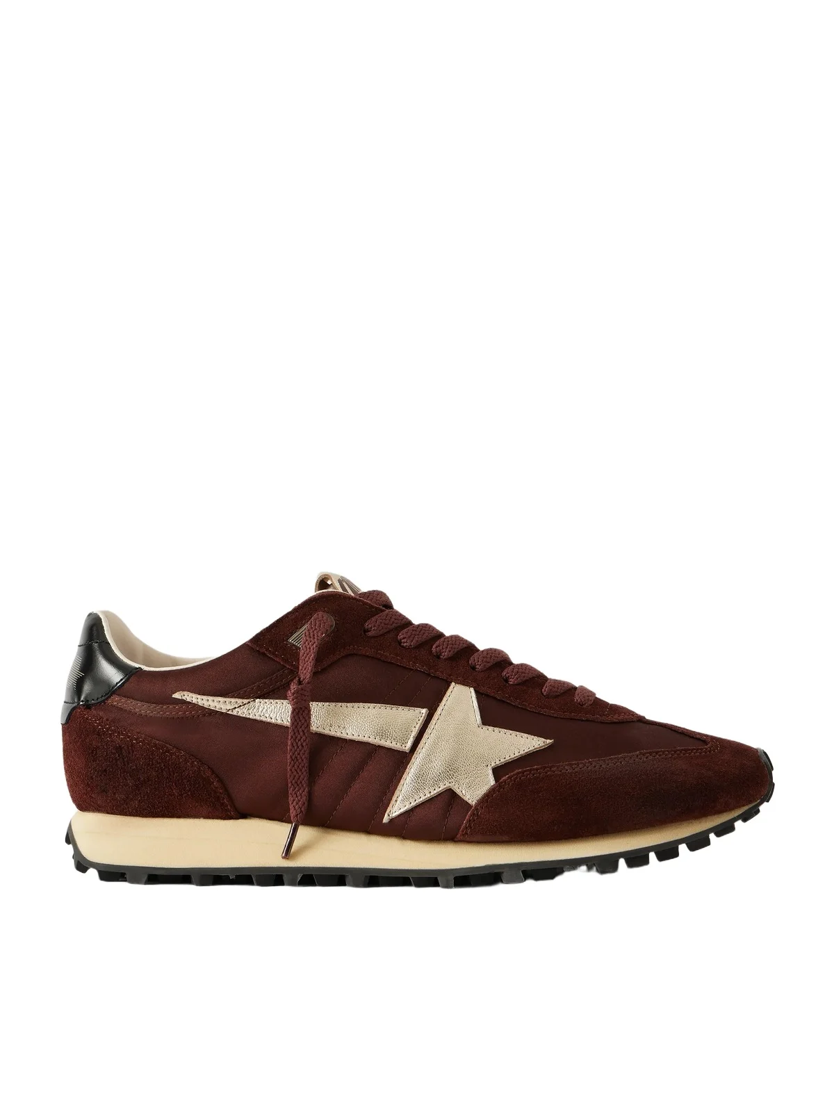 Marathon Suede and Leather-Trimmed Satin Sneakers - Men