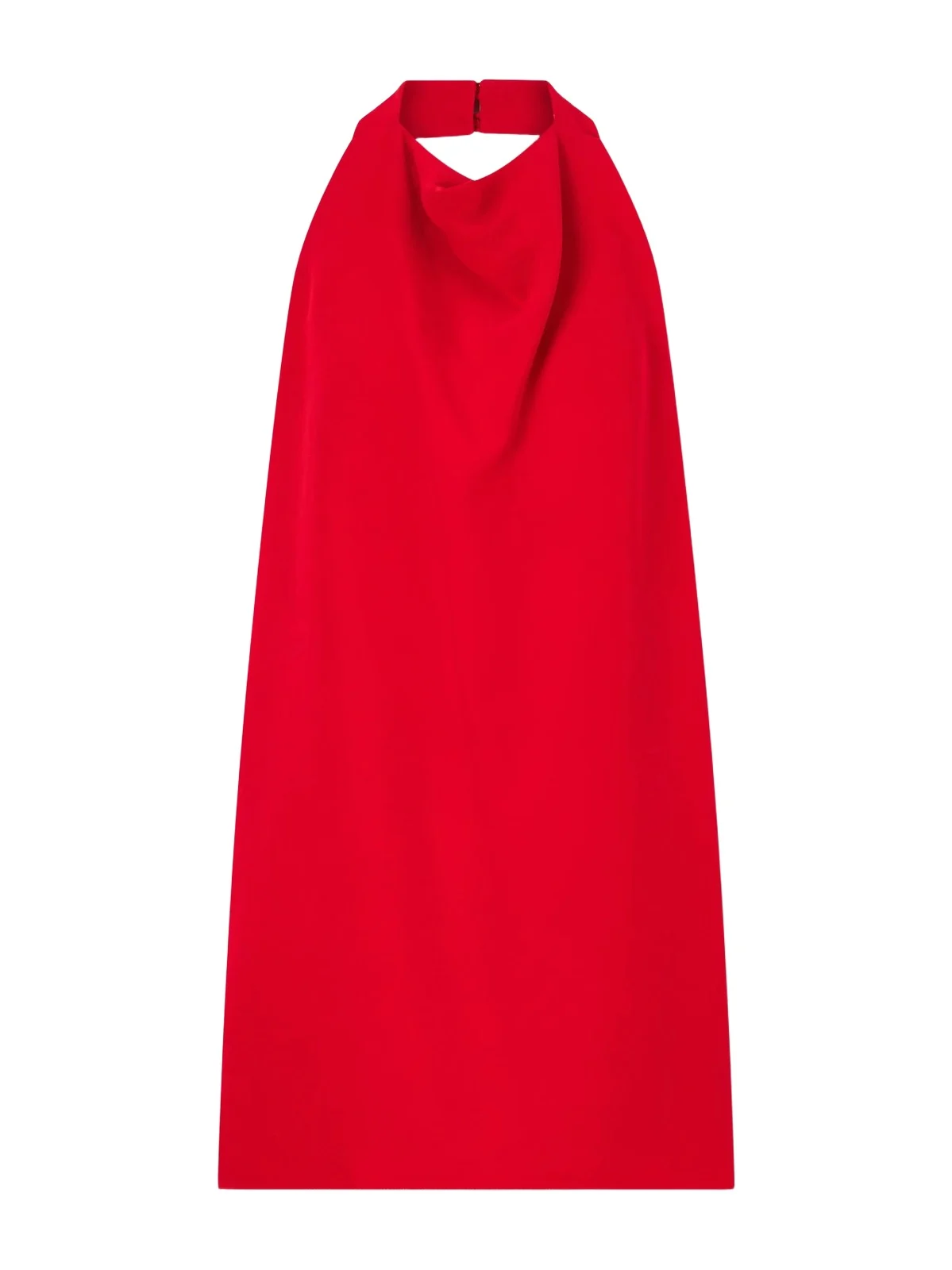 Draped Silk-cady Mini Dress