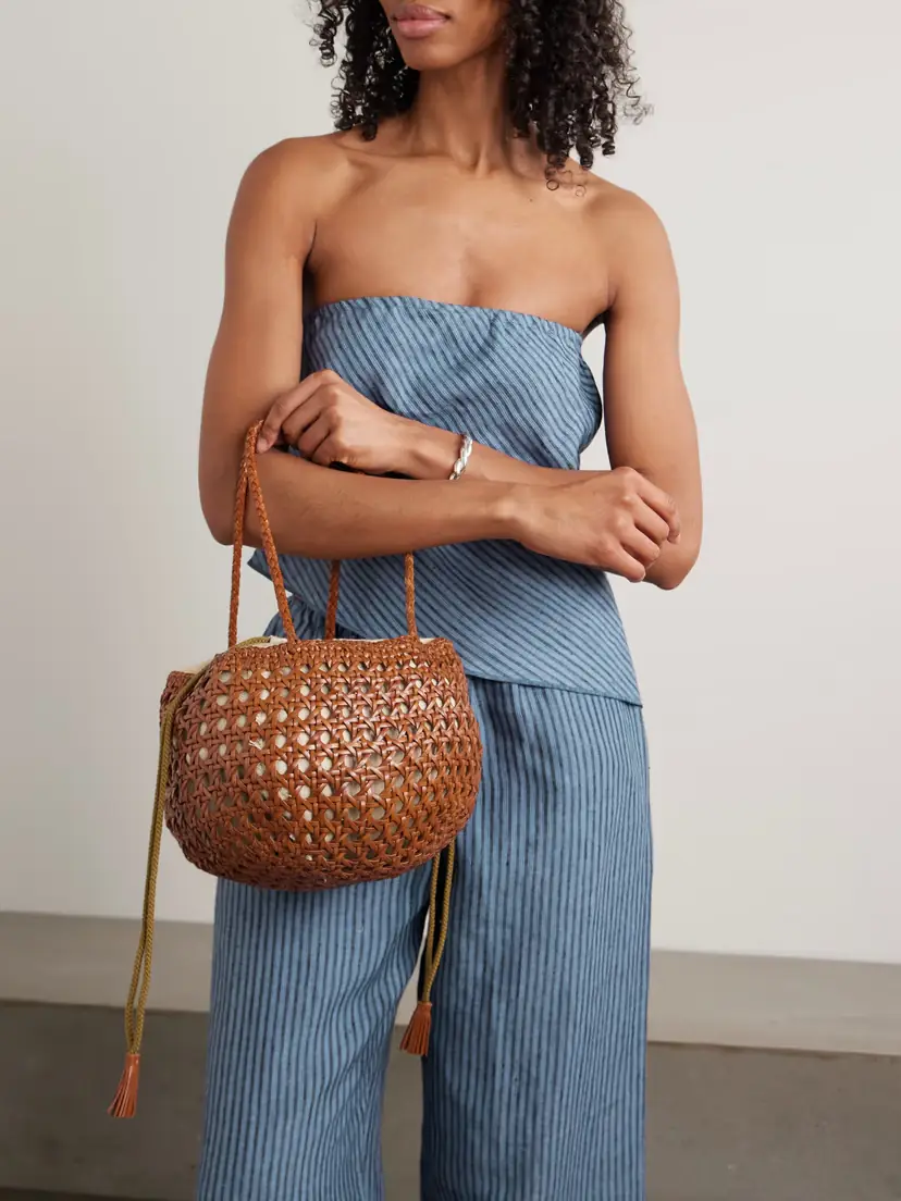 Dragon Diffusion Juventus Woven Leather Tote | Thumbnail 2