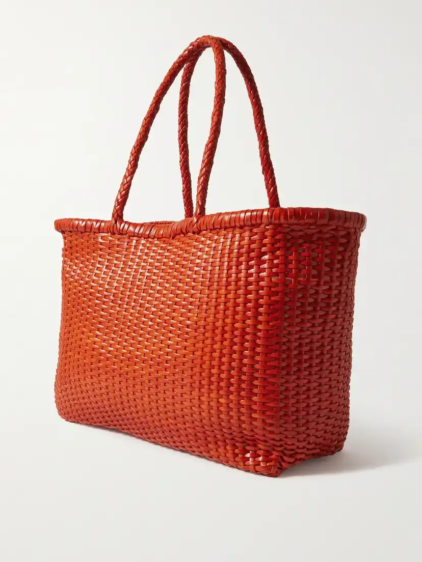 Dragon Diffusion B Weave Big Woven Leather Tote | Thumbnail 3