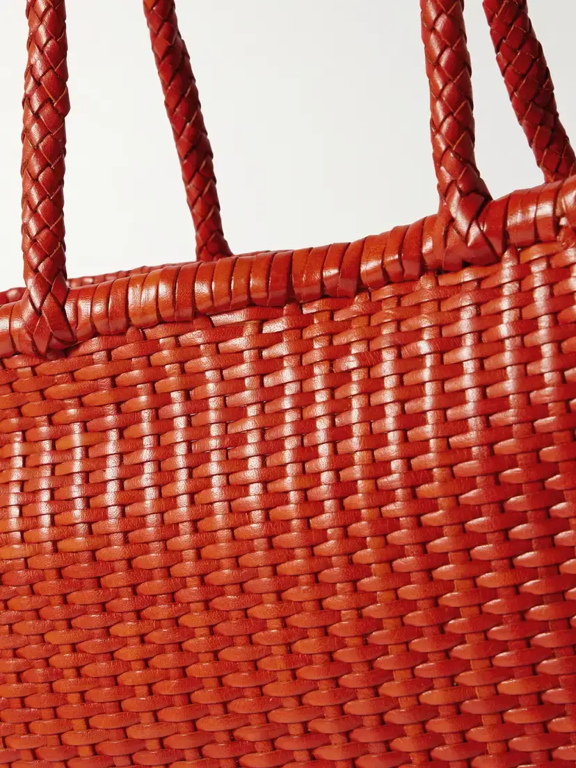 Dragon Diffusion B Weave Big Woven Leather Tote | Thumbnail 4