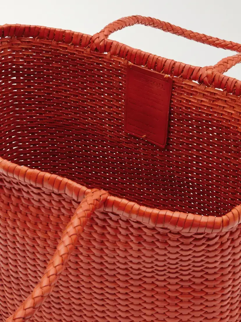 Dragon Diffusion B Weave Big Woven Leather Tote | Thumbnail 5
