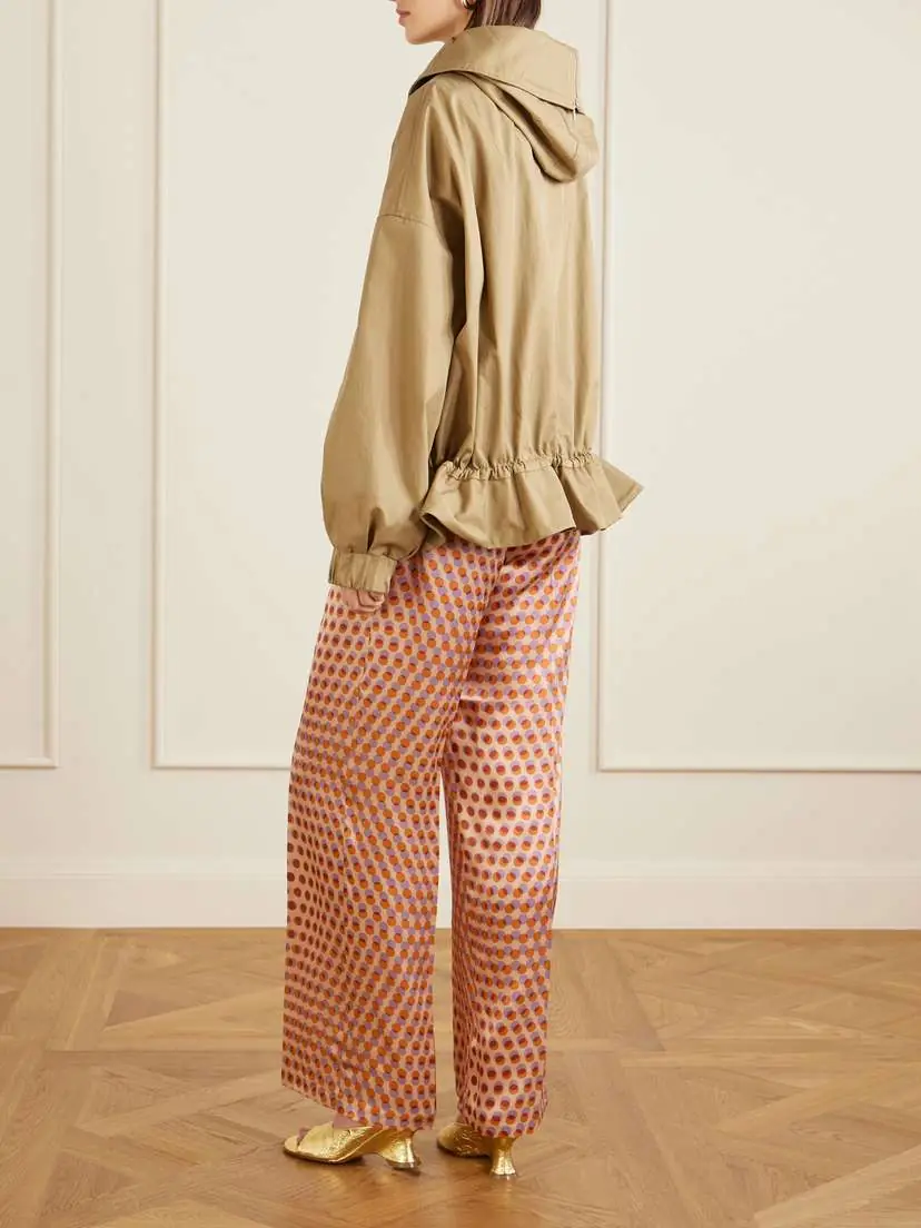Dries Van Noten Gathered Cotton-twill Hooded Jacket | Thumbnail 4 Dries Van Noten Gathered Cotton-twill Hooded Jacket | Thumbnail 4