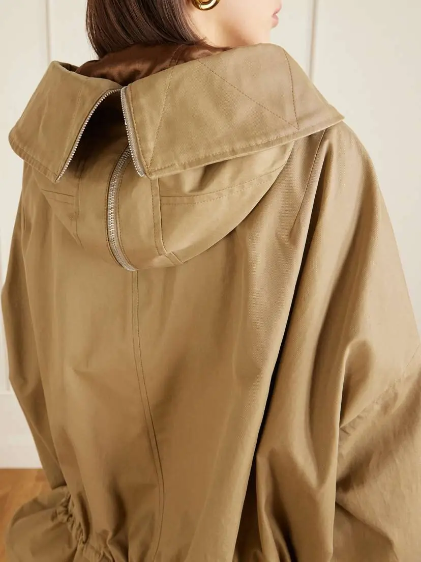 Dries Van Noten Gathered Cotton-twill Hooded Jacket | Thumbnail 5 Dries Van Noten Gathered Cotton-twill Hooded Jacket | Thumbnail 5