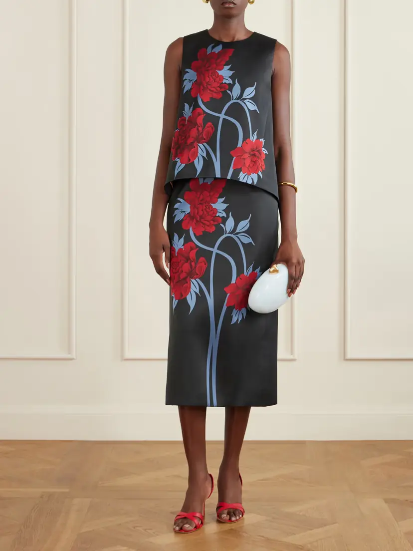 La DoubleJ La Scala Floral-jacquard Top | Thumbnail 2 La DoubleJ La Scala Floral-jacquard Top | Thumbnail 2