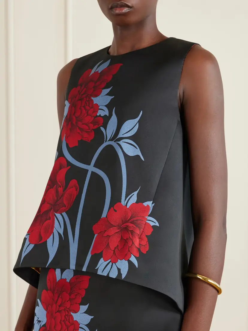 La DoubleJ La Scala Floral-jacquard Top | Thumbnail 3 La DoubleJ La Scala Floral-jacquard Top | Thumbnail 3