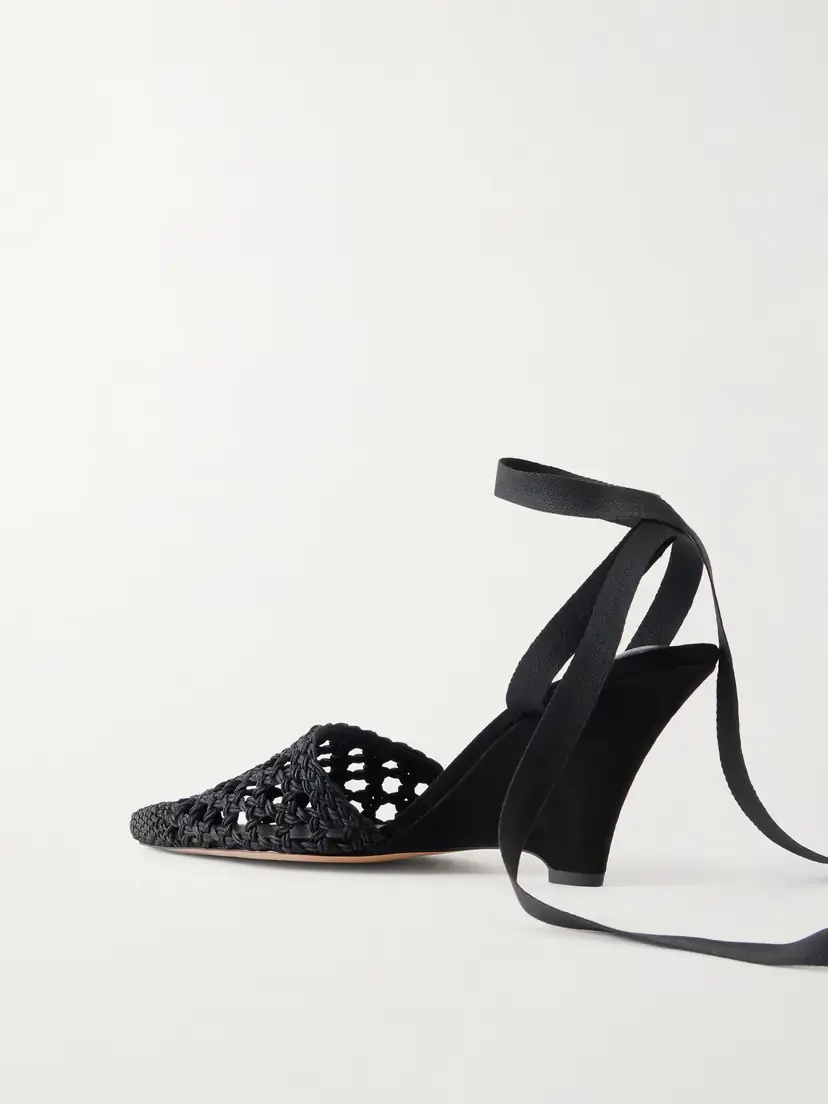 Jacquemus The H Leather Wedge Pumps | Thumbnail 3 Jacquemus The H Leather Wedge Pumps | Thumbnail 3