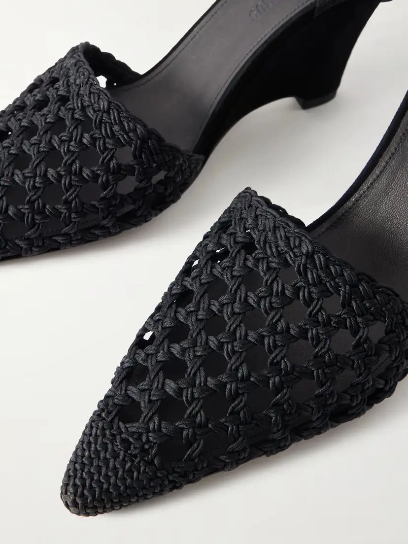 Jacquemus The H Leather Wedge Pumps | Thumbnail 5 Jacquemus The H Leather Wedge Pumps | Thumbnail 5