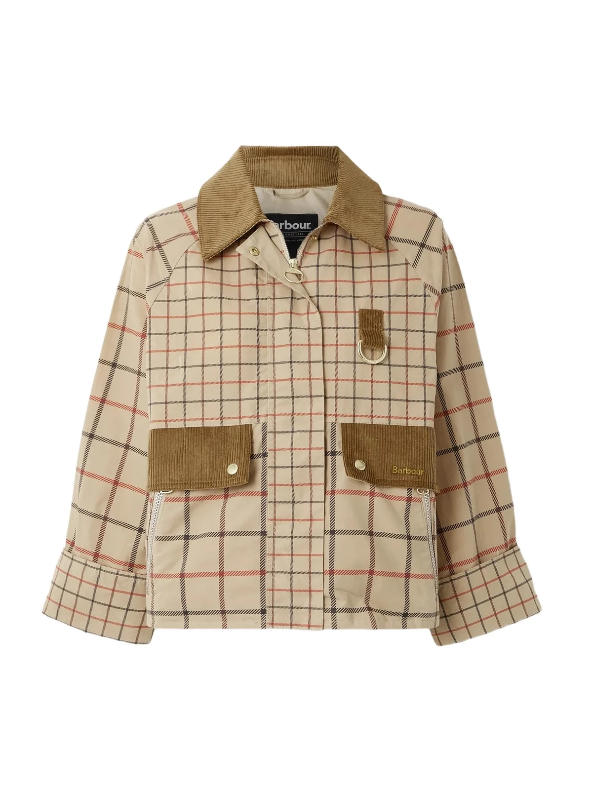 Mackworth Corduroy-trimmed Checked Cotton Jacket Mackworth Corduroy-trimmed Checked Cotton Jacket