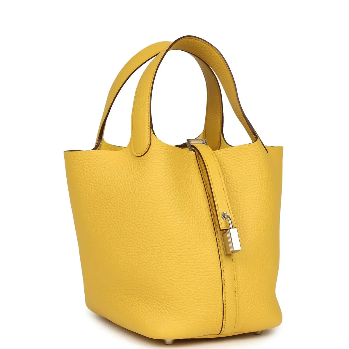 HERMÈS Hermes Picotin Lock 18 Sun Clemence Palladium Hardware | Thumbnail 2 HERMÈS Hermes Picotin Lock 18 Sun Clemence Palladium Hardware | Thumbnail 2