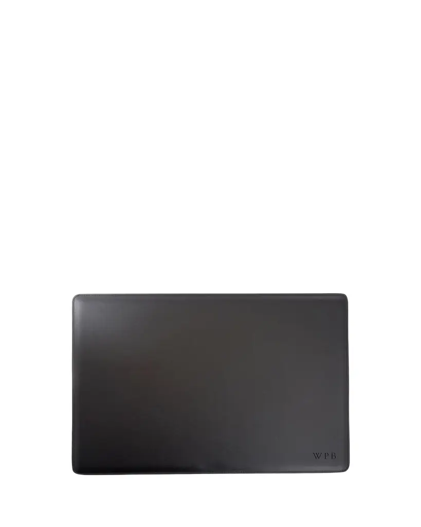 Royce New York Personalized Leather Desk Pad, 22" x 16" | Image 1 Royce New York Personalized Leather Desk Pad, 22" x 16" | Image 1