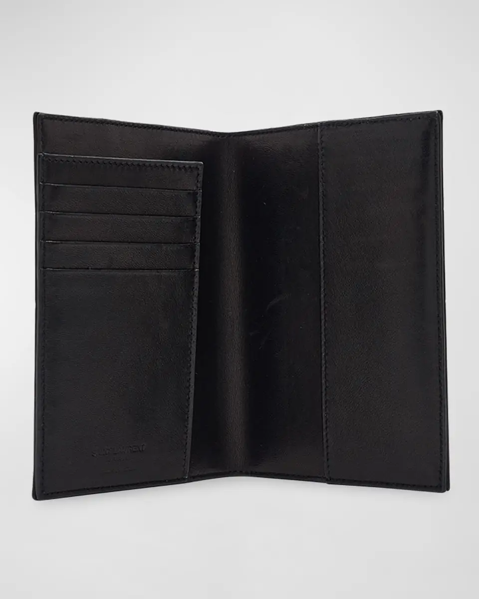 Saint Laurent Passport Case in Quilted Smooth Leather | Thumbnail 6
