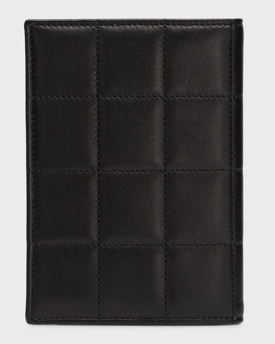 Saint Laurent Passport Case in Quilted Smooth Leather | Thumbnail 8