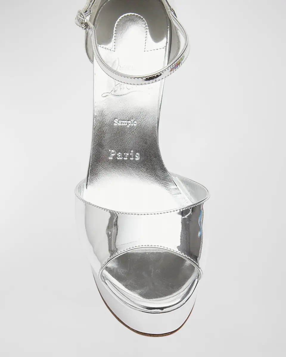Christian Louboutin Sandaloo Metallic Red Sole Platform Sandals | Thumbnail 10 Christian Louboutin Sandaloo Metallic Red Sole Platform Sandals | Thumbnail 10