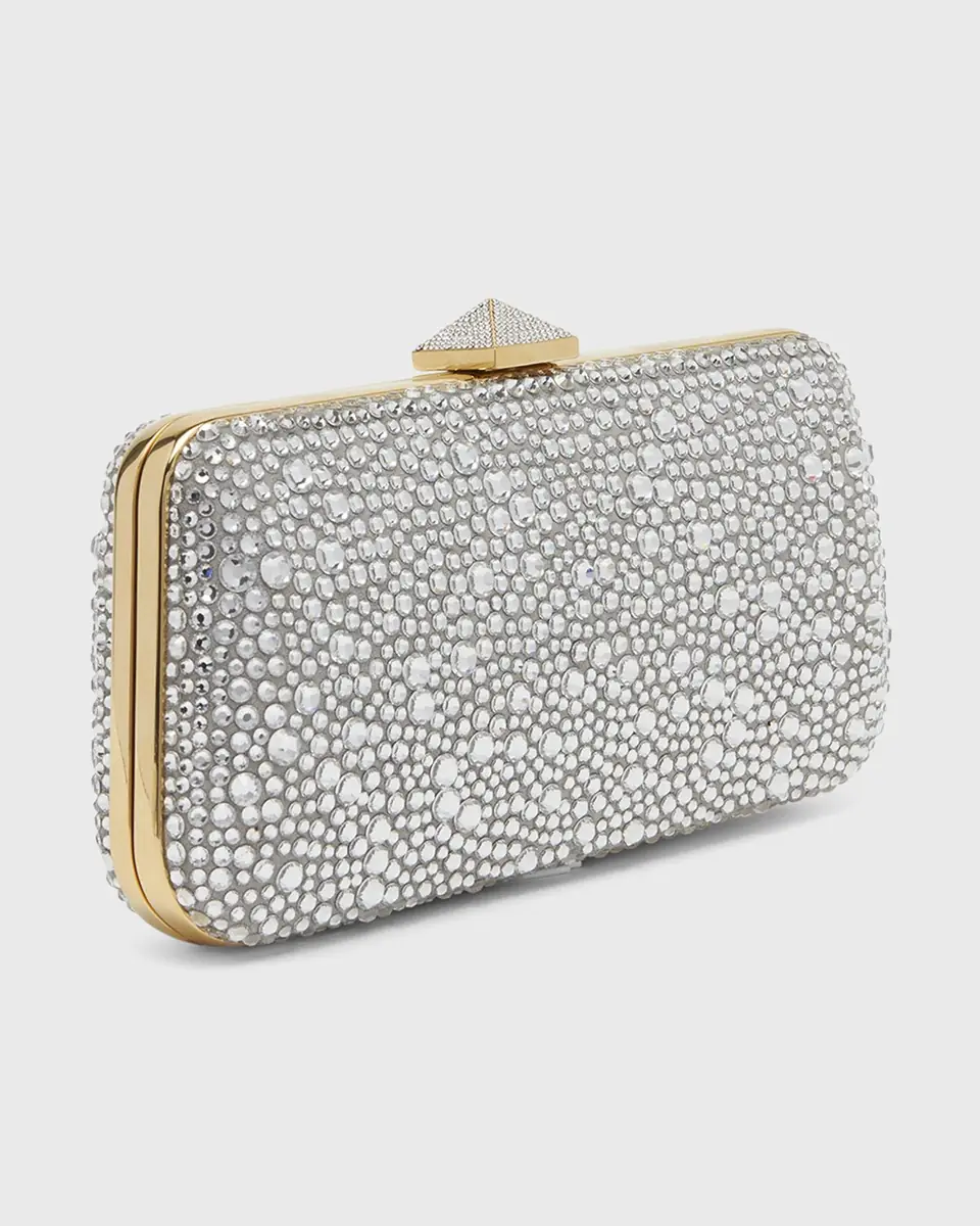 Valentino Garavani Carry Secrets Sparkling Rhinestones Clutch Bag | Thumbnail 3