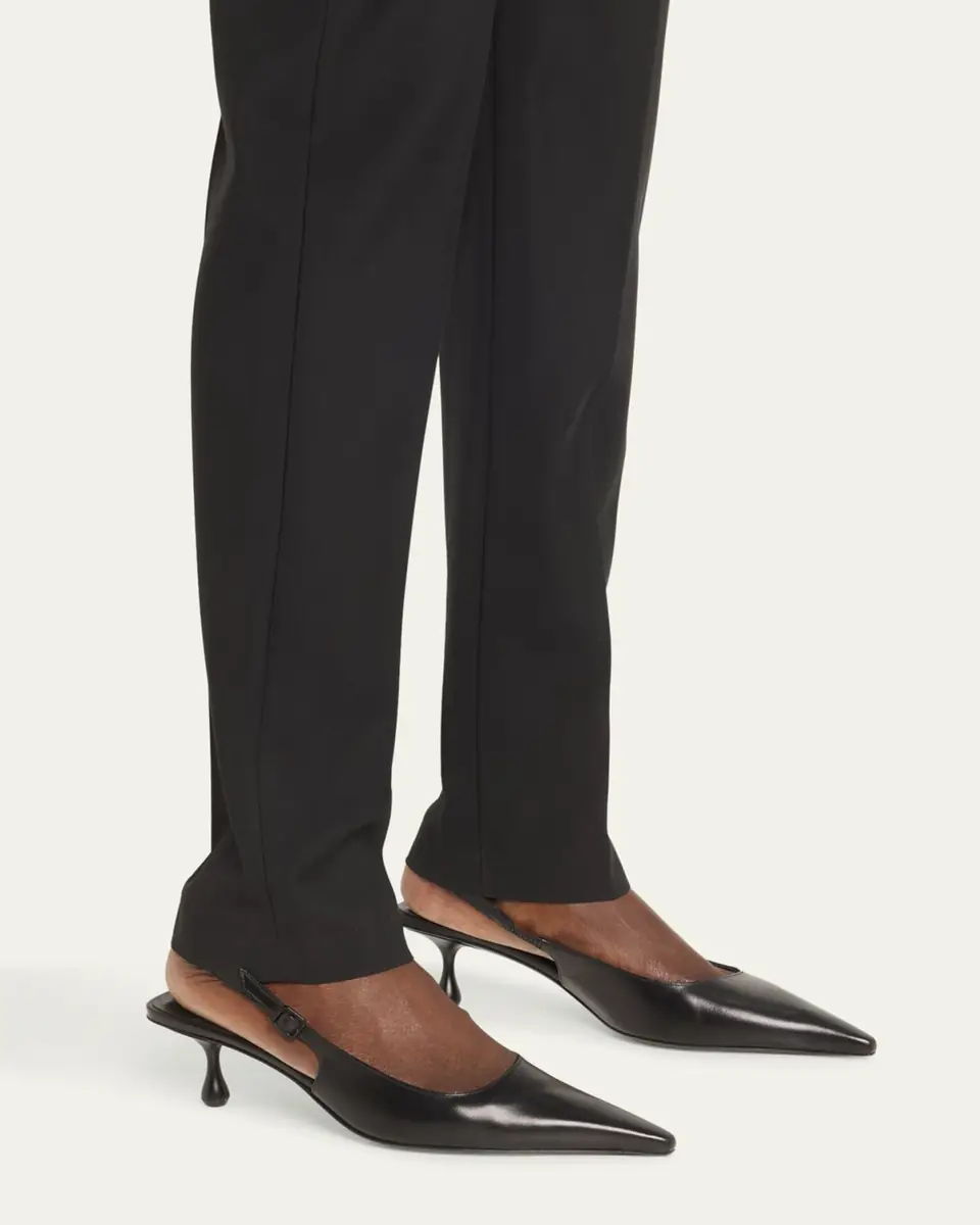 Jimmy Choo Amel Leather Slingback Pumps | Thumbnail 2