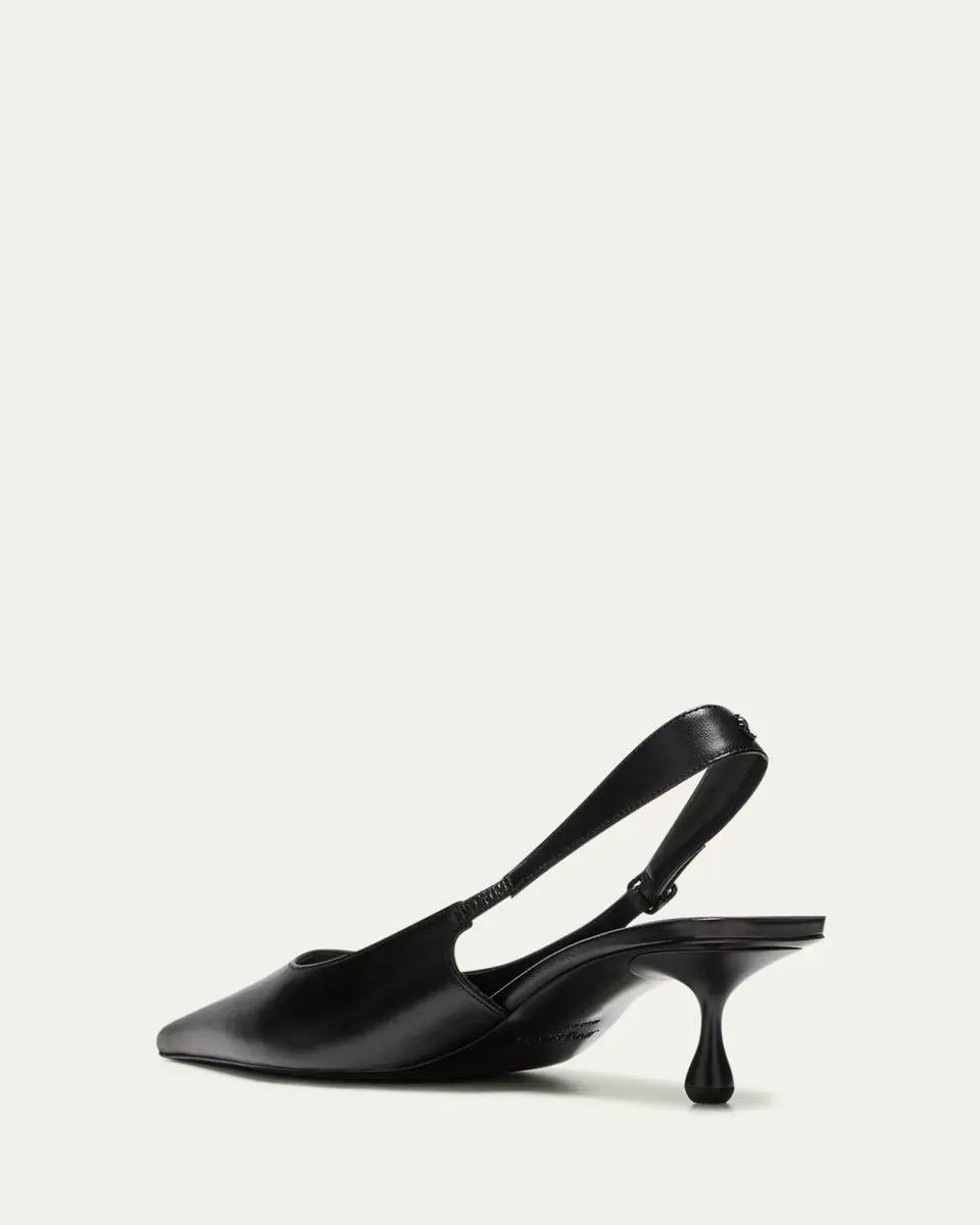 Jimmy Choo Amel Leather Slingback Pumps | Thumbnail 4