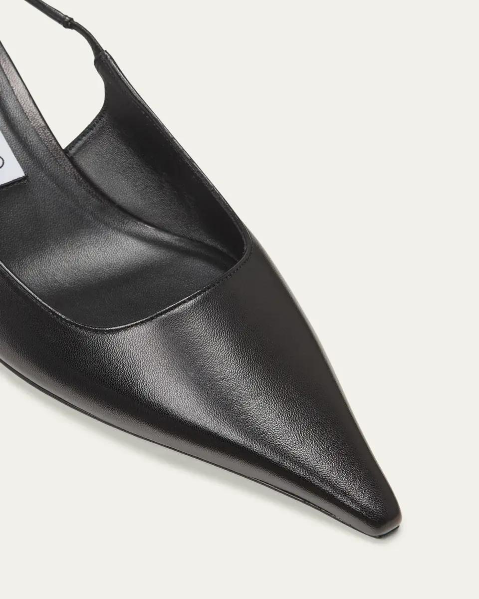 Jimmy Choo Amel Leather Slingback Pumps | Thumbnail 5