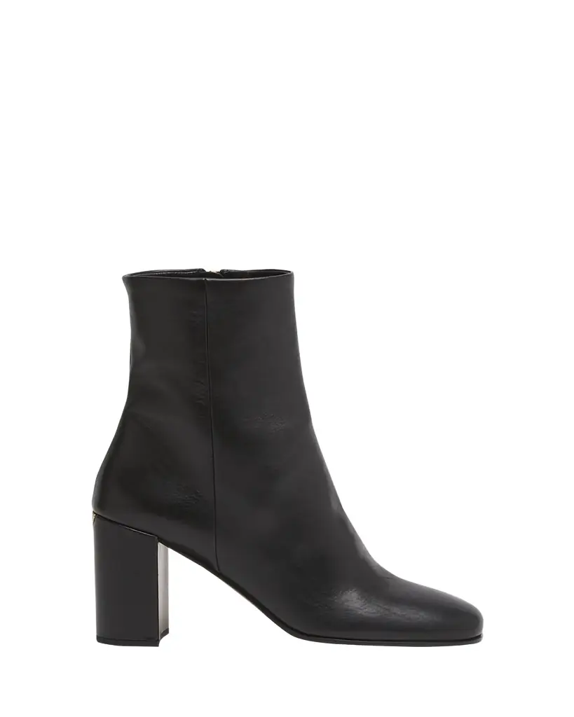 Prada Leather Block-Heel Ankle Boots | Image 1 Prada Leather Block-Heel Ankle Boots | Image 1