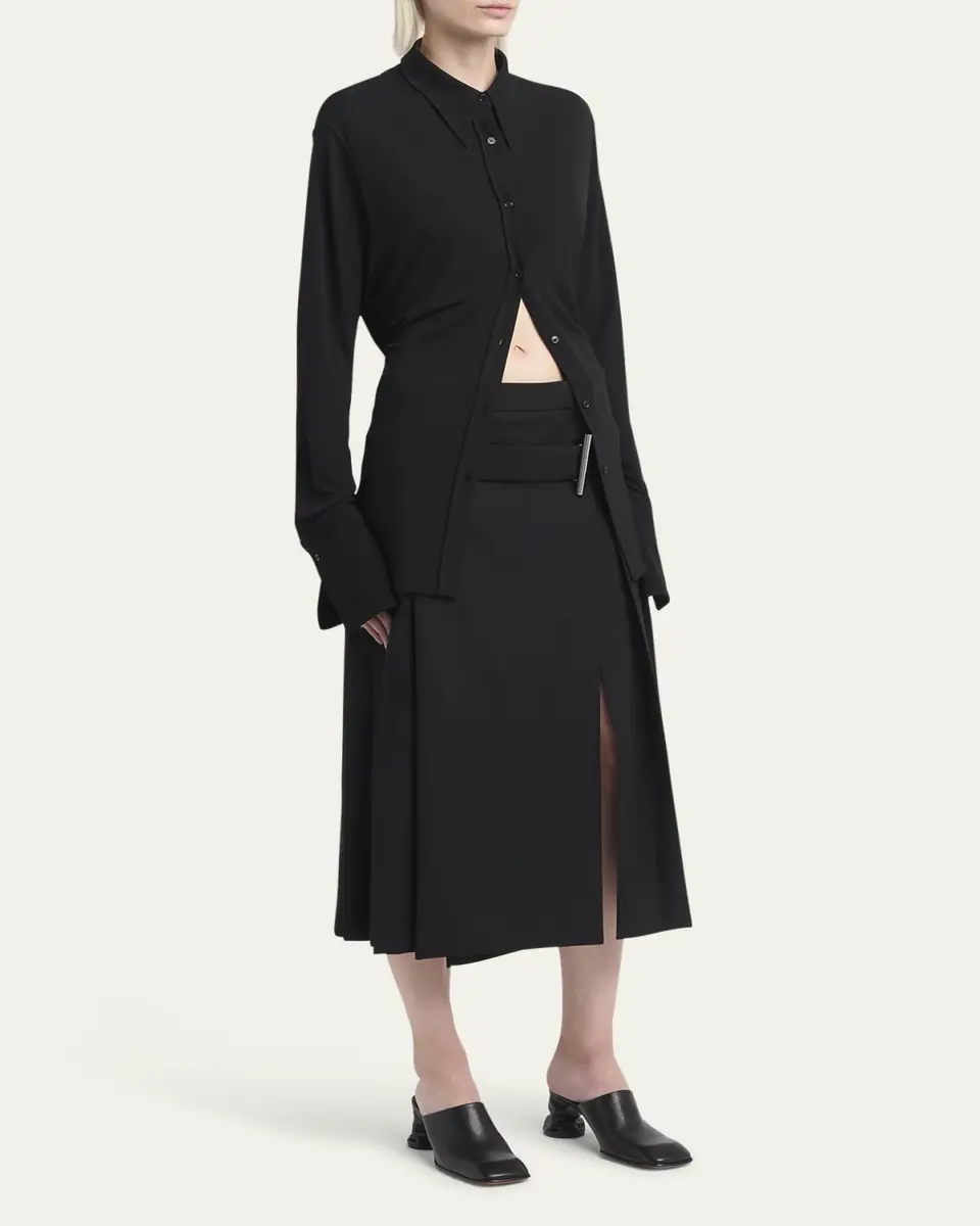 Alexander McQueen Leather Block-Heel Mules | Thumbnail 3
