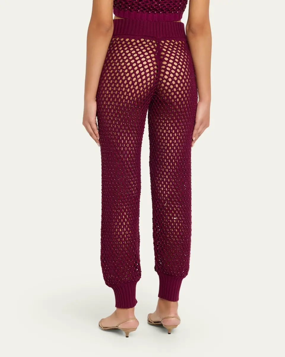 Diotima Antilles Crystal Crochet Knit Jogger Pants | Thumbnail 3 Diotima Antilles Crystal Crochet Knit Jogger Pants | Thumbnail 3