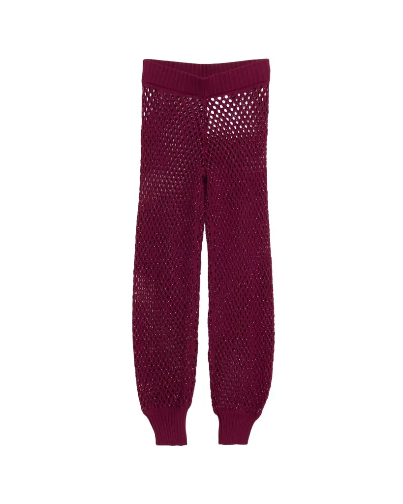 Antilles Crystal Crochet Knit Jogger Pants Antilles Crystal Crochet Knit Jogger Pants