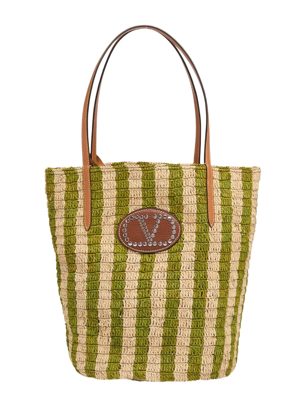 Striped Raffia Bucket Bag Striped Raffia Bucket Bag