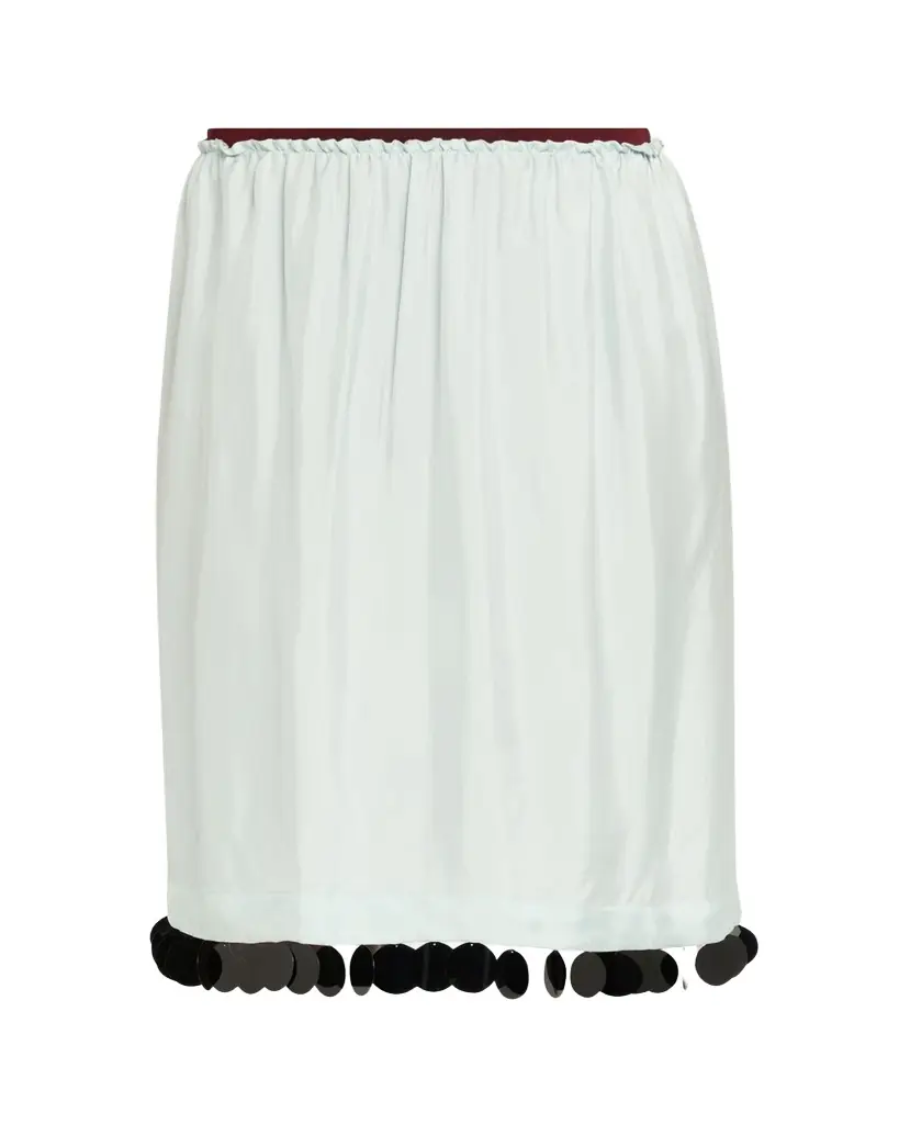 Plan C Dot Sequined Knee-Length Slip Skirt | Image 1 Plan C Dot Sequined Knee-Length Slip Skirt | Image 1