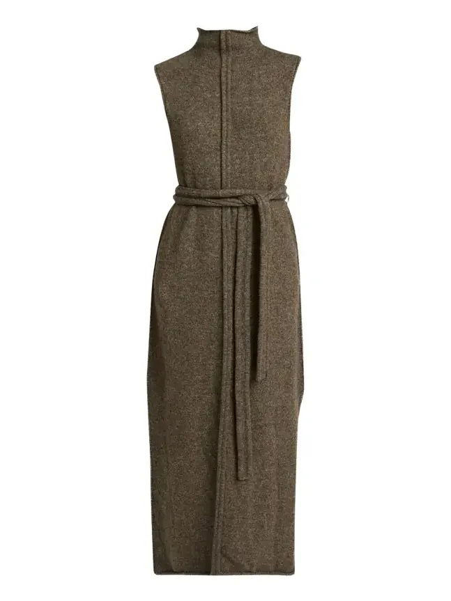 Zola Sleeveless Wool Turtleneck Dress Zola Sleeveless Wool Turtleneck Dress