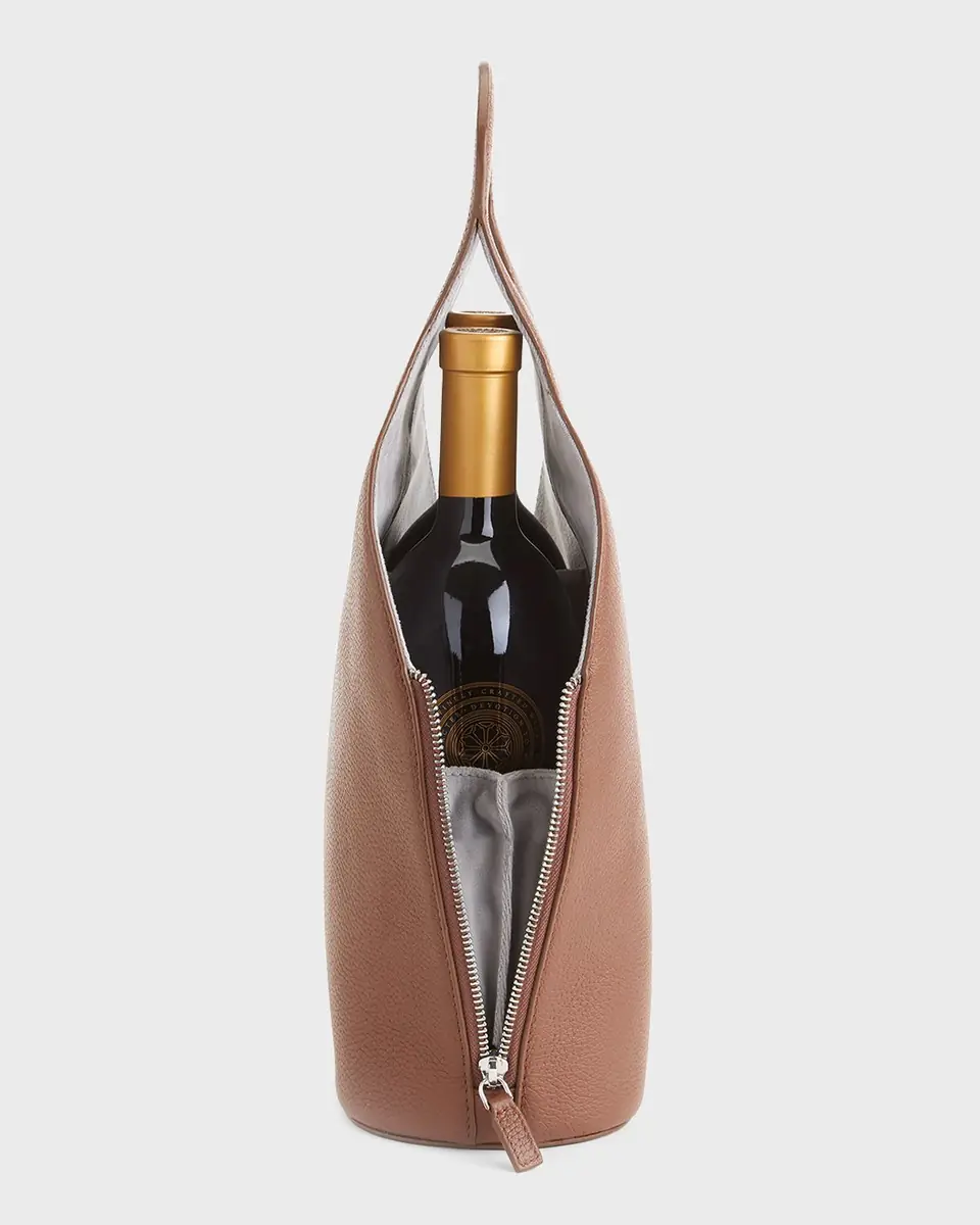 Royce New York Personalized Leather Double Wine Champagne Carrying Case | Thumbnail 2 Royce New York Personalized Leather Double Wine Champagne Carrying Case | Thumbnail 2