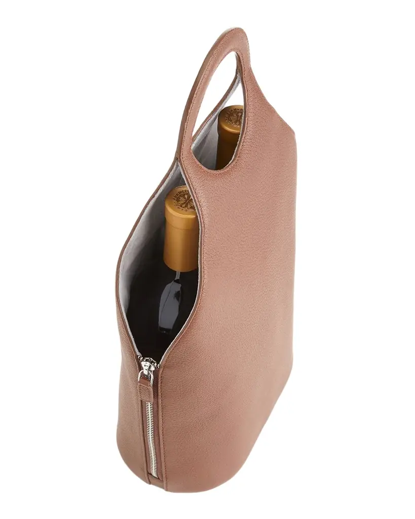 Royce New York Personalized Leather Double Wine Champagne Carrying Case | Image 1 Royce New York Personalized Leather Double Wine Champagne Carrying Case | Image 1