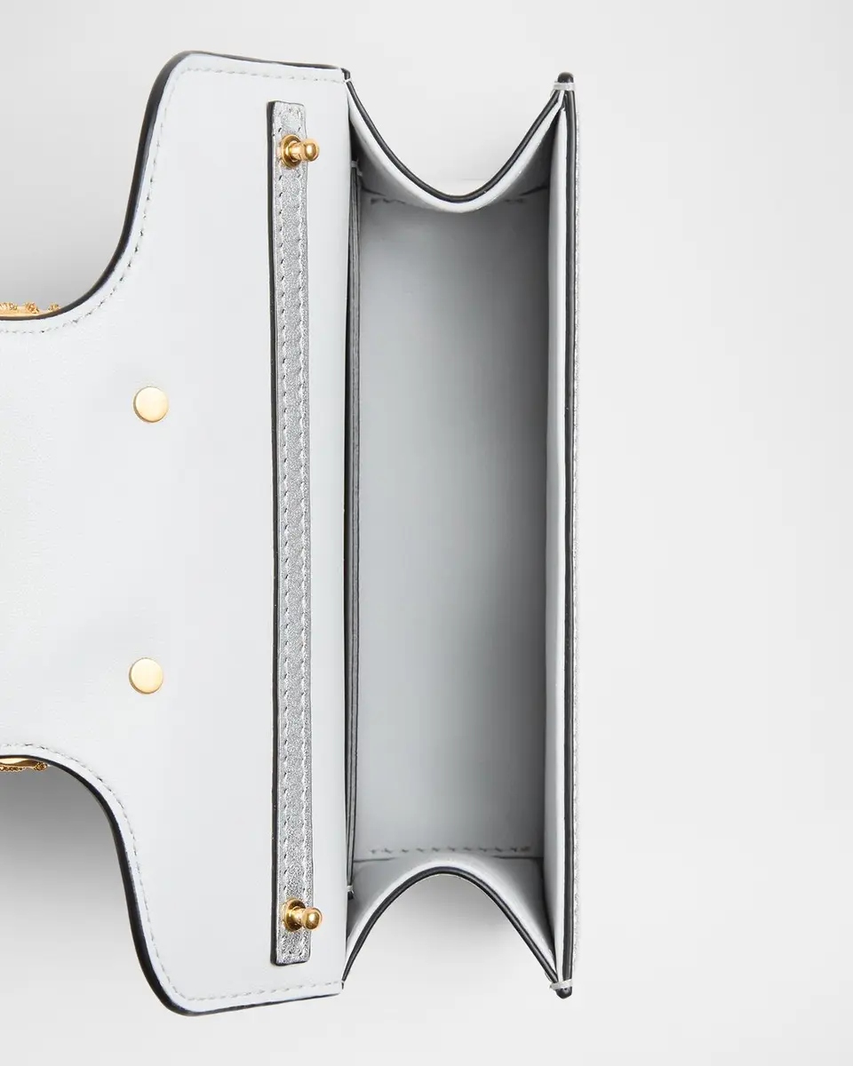 Valentino Garavani Loco Small Metallic Leather Shoulder Bag | Thumbnail 3