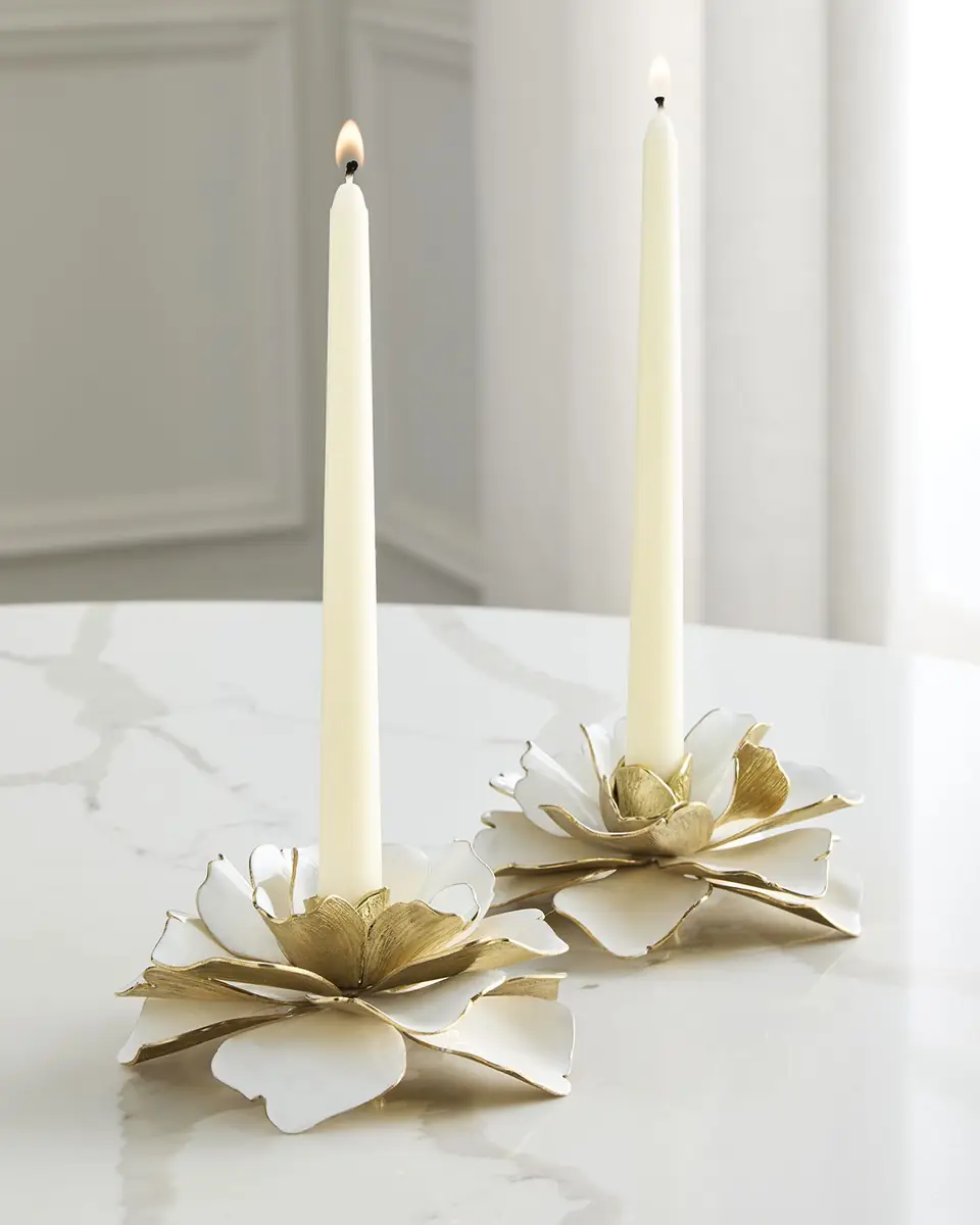 Michael Aram Gardenia Candleholders, Set of 2 | Thumbnail 4