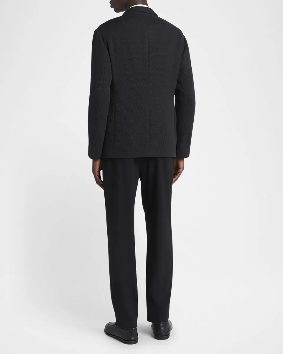 Giorgio Armani Men's Honeycomb Shawl Sport Coat | Thumbnail 3