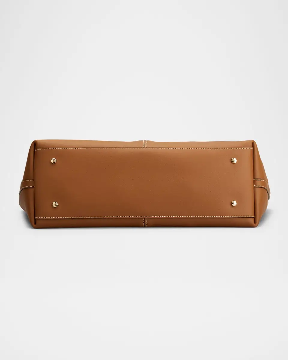 Tod's Medium Leather Tote Shopping Bag | Thumbnail 4 Tod's Medium Leather Tote Shopping Bag | Thumbnail 4