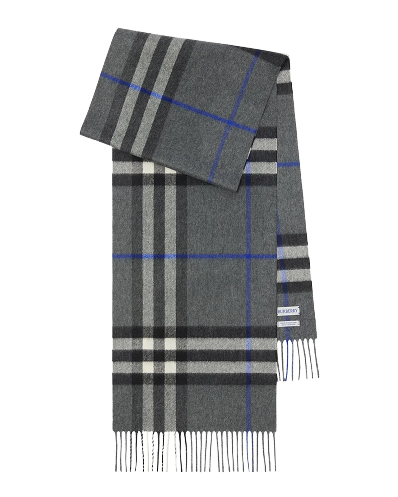 Men's Cashmere Giant Check Scarf Men's Cashmere Giant Check Scarf