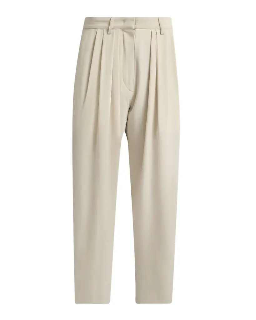 Isabel Marant Janice Double-Pleated Straight-Leg Trousers | Image 1 Isabel Marant Janice Double-Pleated Straight-Leg Trousers | Image 1