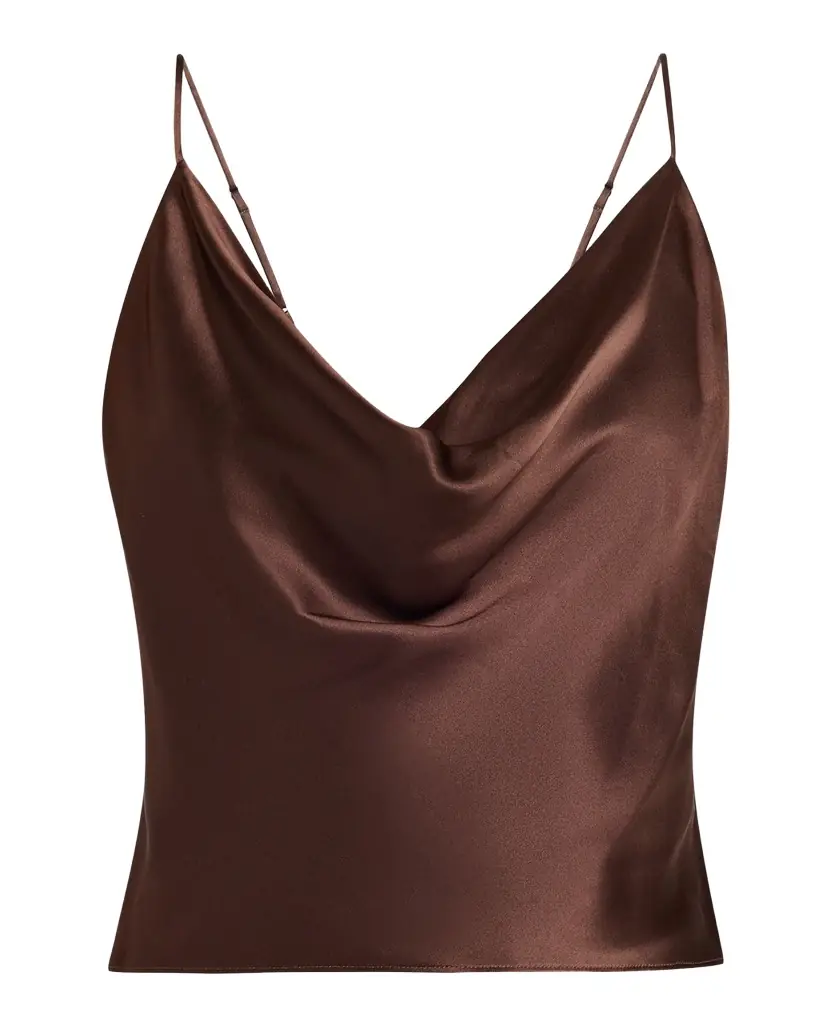 L'Agence Calista Cowl-Neck Silk Camisole | Image 1 L'Agence Calista Cowl-Neck Silk Camisole | Image 1