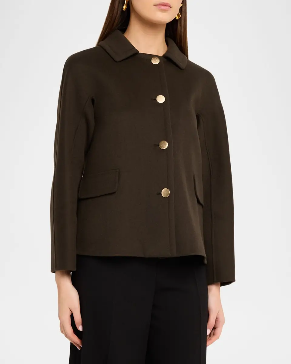 Max Mara Single-Breasted Wool Jacket | Thumbnail 4 Max Mara Single-Breasted Wool Jacket | Thumbnail 4