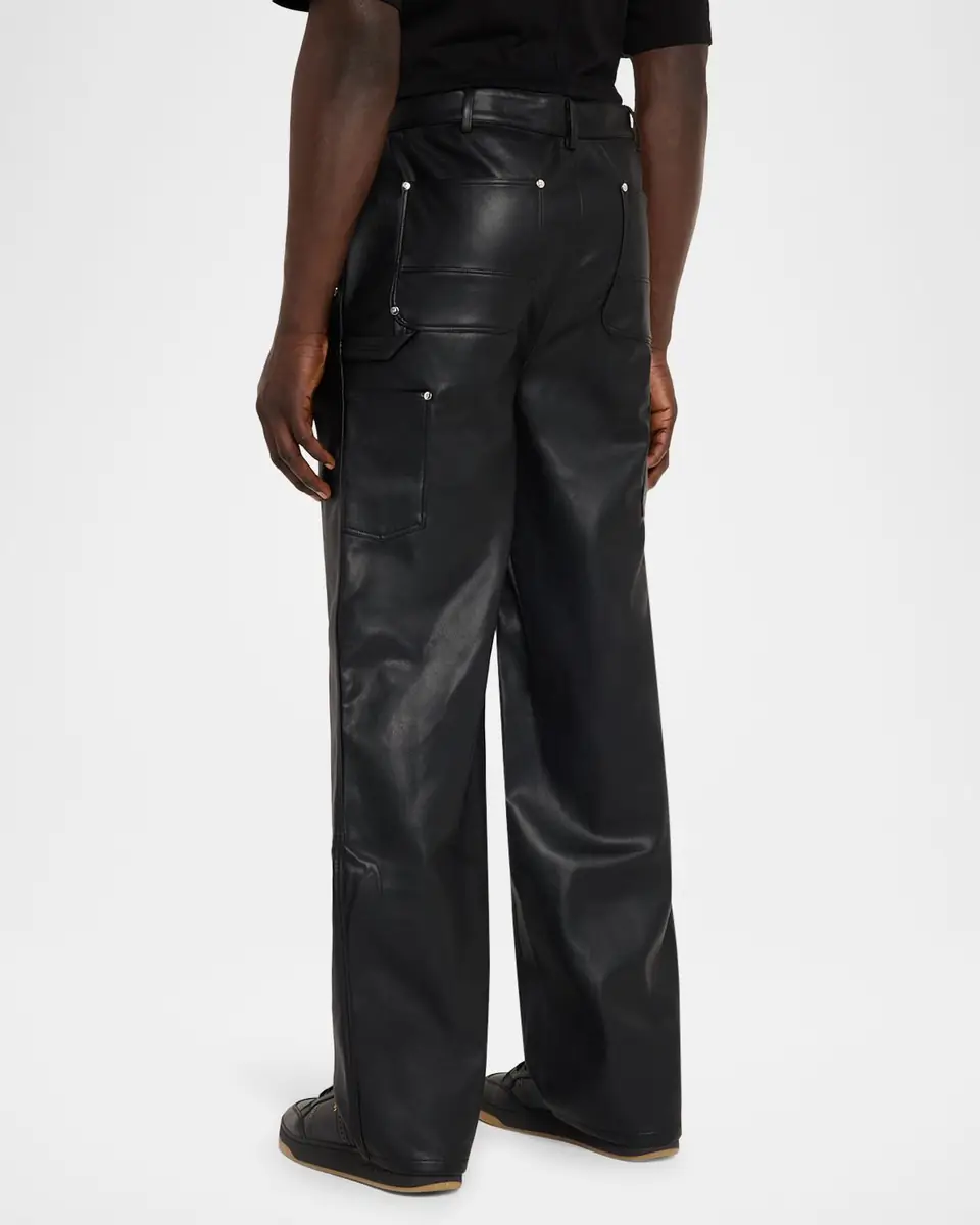RTA Men's Santiago Faux Leather Pants | Thumbnail 3