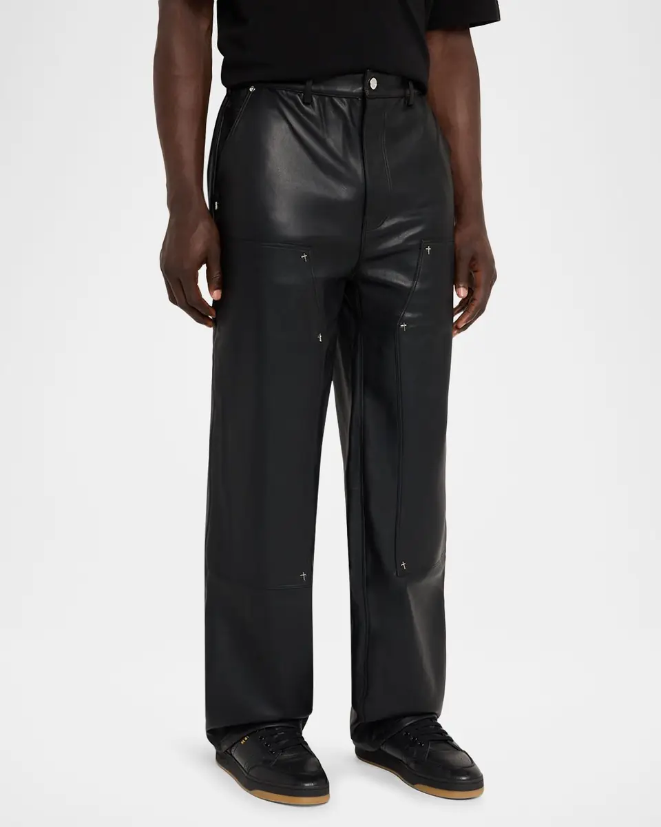 RTA Men's Santiago Faux Leather Pants | Thumbnail 4