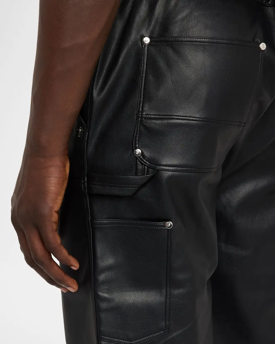 RTA Men's Santiago Faux Leather Pants | Thumbnail 5