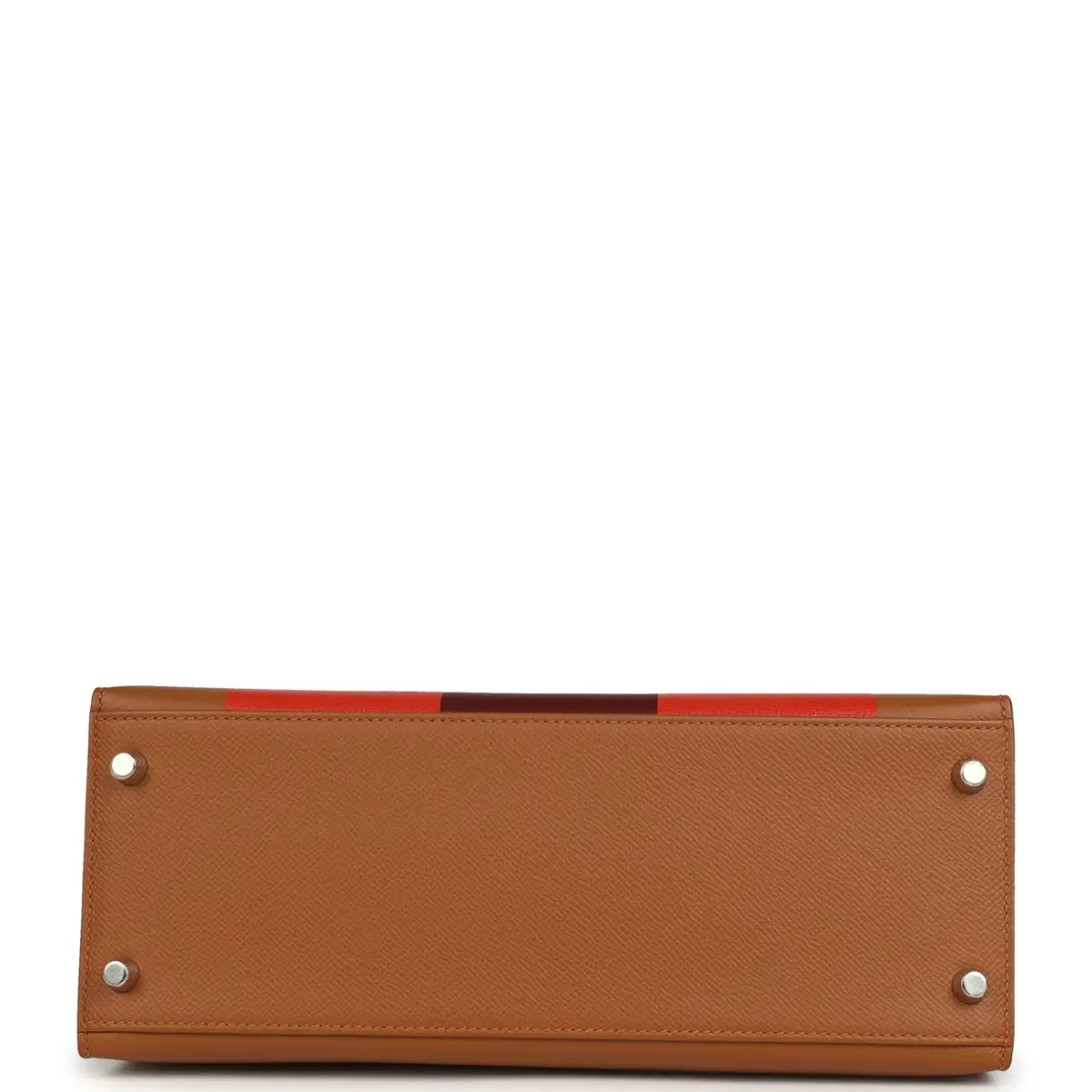 HERMÈS Pre-owned Hermes Kellygraphie Kelly Sellier 28 "Lettre H" Gold Epsom Palladium Hardware | Thumbnail 6 HERMÈS Pre-owned Hermes Kellygraphie Kelly Sellier 28 "Lettre H" Gold Epsom Palladium Hardware | Thumbnail 6