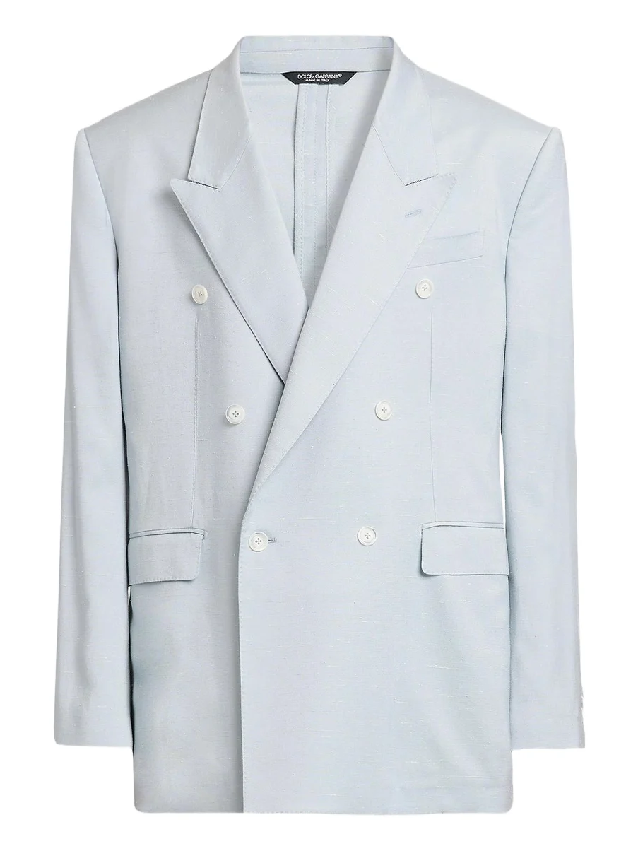 Dolce & Gabbana Men's Double-Breasted Peak-Lapel Blazer